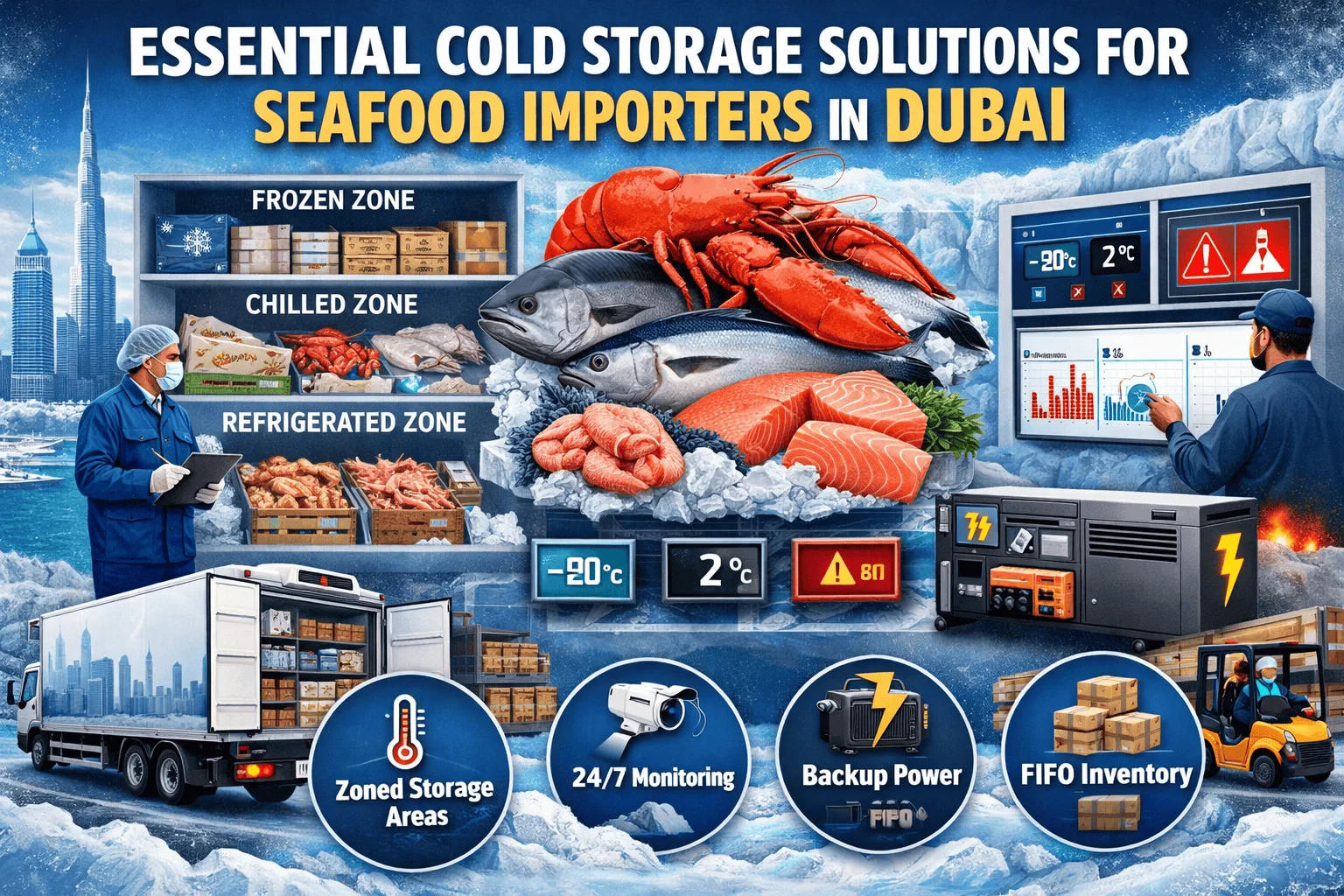Effective Cold Storage Solutions For Seafood Importers In Dubai
